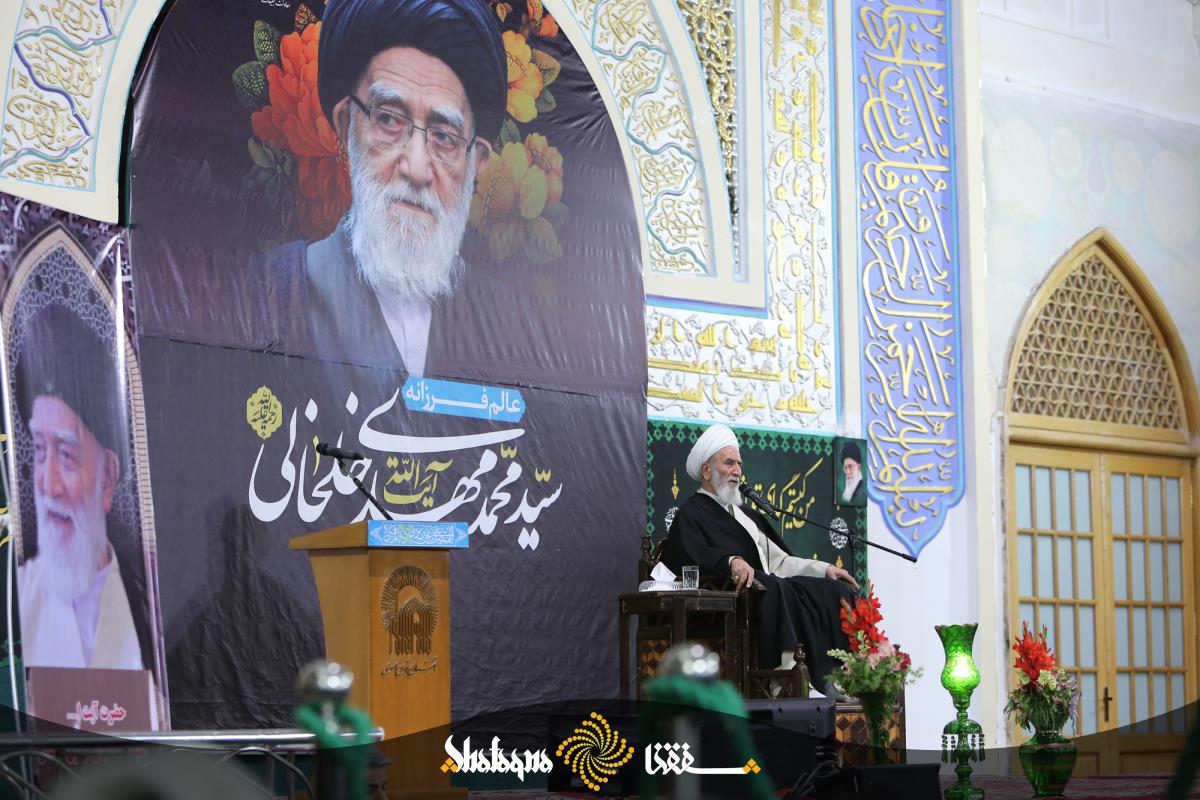 نخستین مراسم ارتحال آیت الله موسوی خلخالی در جوار امام رضا (ع) برگزار شد