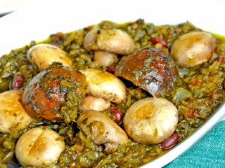 خورش قورمه سبزی بدون گوشت + طرز تهیه
