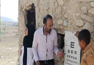 ارائه خدمات پزشکی رایگان در روستای اکبرآباد کوار