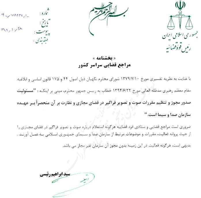 فعالیت در زمینه «صوت و تصویر فراگیر» صرفاً با مجوز صداوسیما مجاز است
