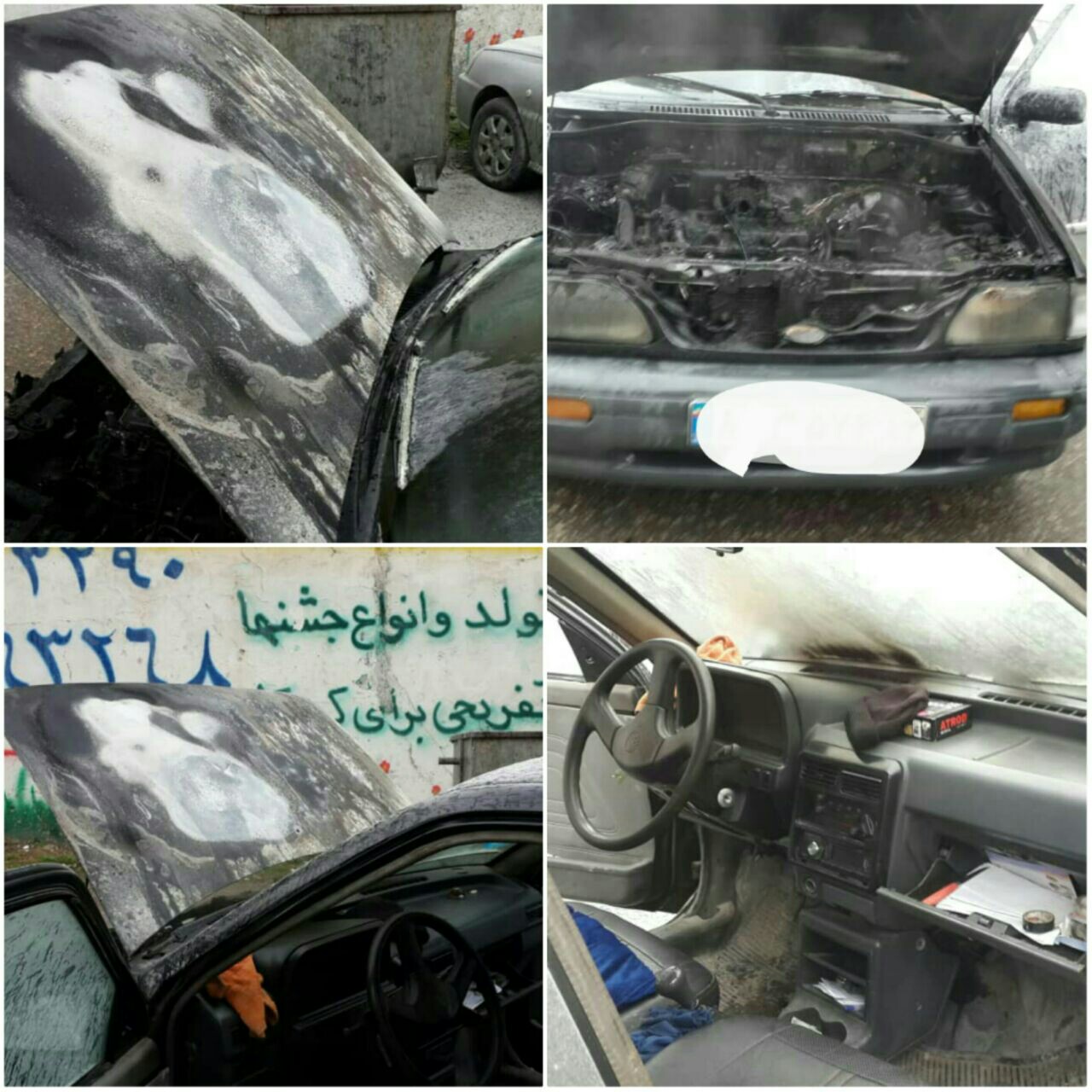 خودروی پراید در بابل دو حادثه آفرید