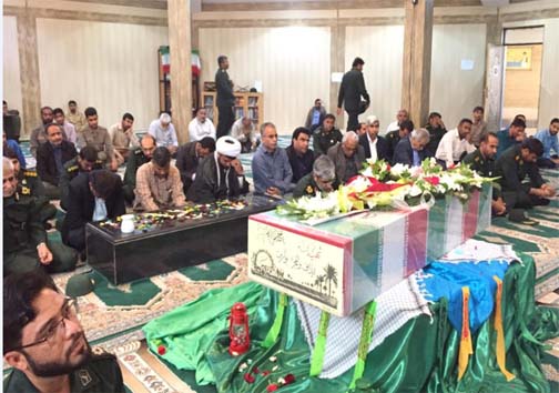 ورود پیکر مطهر دو شهید گمنام دفاع مقدس به بندرعباس ورود پیکر مطهر دو شهید گمنام دفاع مقدس به بندرعباس