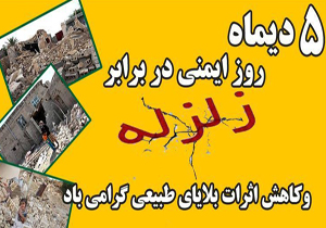برگزاری مانور لحظه صفر همزمان با روز ایمنی در برابر زلزله