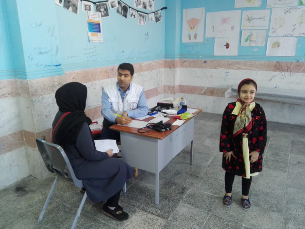 حضور تیم جهادگران سلامت بسیج جامعه پزشکی در شهر نخل تقی+عکس