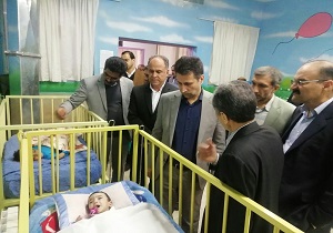بازدید  ایزدی از موسه خیریه توانبخشی حضرت علی اکبر (ع) بیرجند