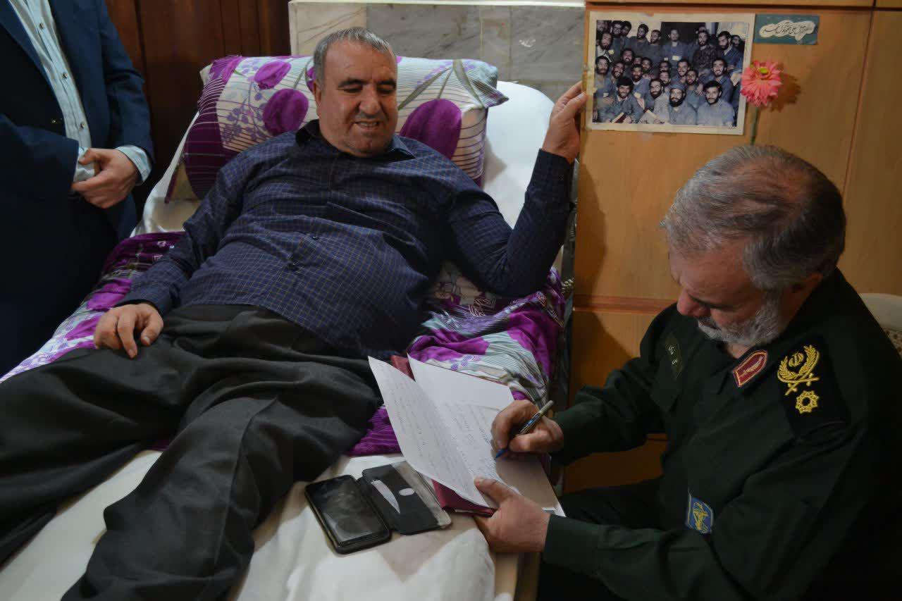 بازدید سردار فدوی از آسایشگاه جانبازان ثارالله تهران + تصاویر