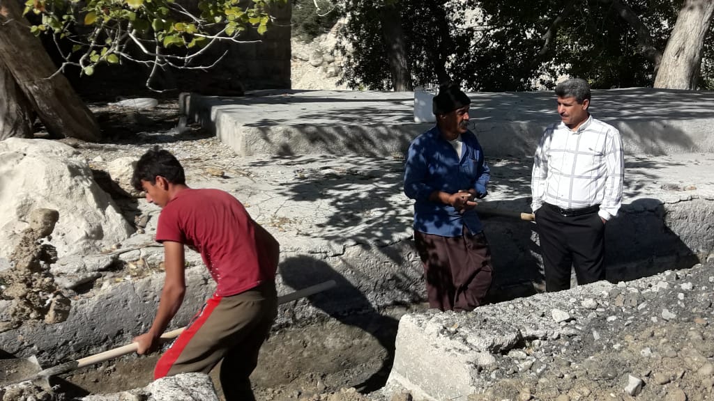 کانال قنات سر آسیاب قیر لایروبی شد