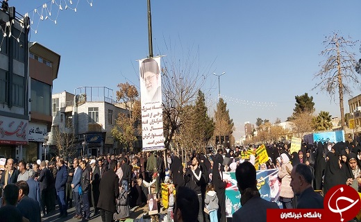 تجمع مردمی 9 دی در سمنان برگزار شد