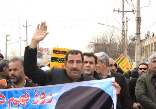 آغاز راهپیمایی 9 دی در کرمانشاه آغاز راهپیمایی 9 دی در کرمانشاه