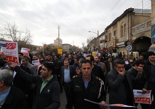 آغاز راهپیمایی ۹ دی در کرمانشاه آغاز راهپیمایی ۹ دی در کرمانشاه