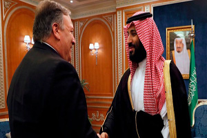 گفت‌وگوی تلفنی بن سلمان و پمپئو درباره تحولات منطقه