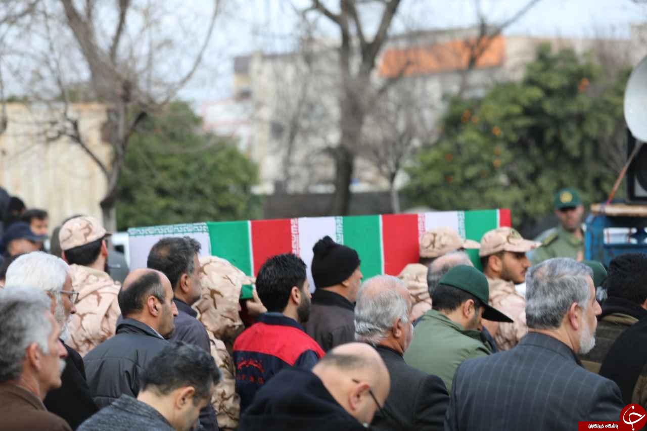 تشییع پیکر جان باخته حادثه هواپیمای اوکراینی در بابل