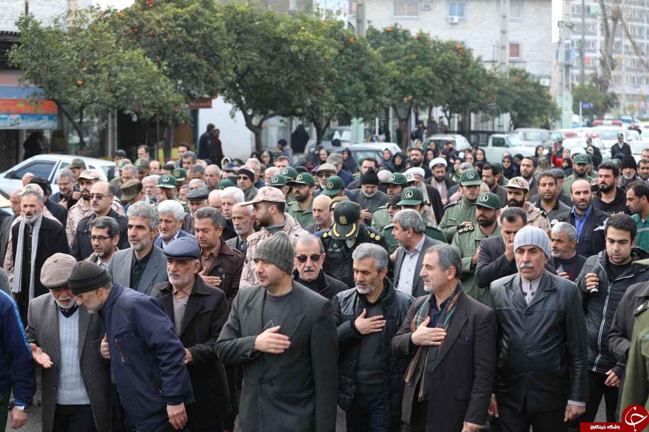 تشییع پیکر جان باخته حادثه هواپیمای اوکراینی در بابل