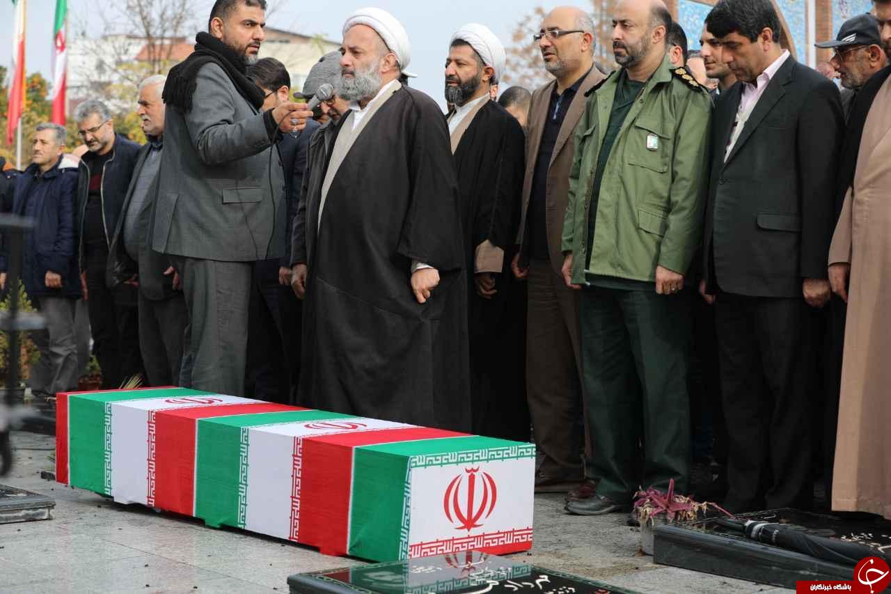تشییع پیکر جان باخته حادثه هواپیمای اوکراینی در بابل