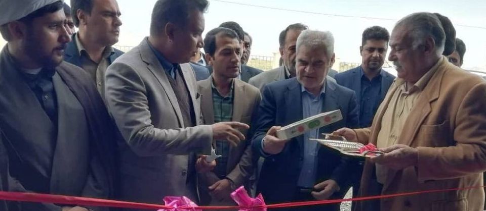 بهره‌برداری از یک طرح زیرساختی در منوجان