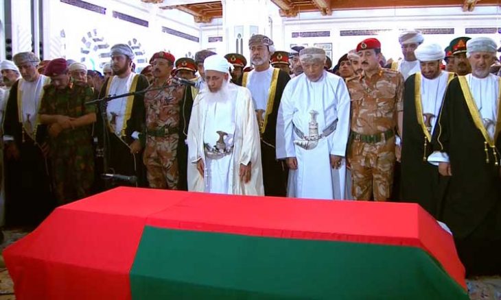 مرگ سلطان قابوس