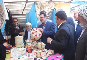 نمایشگاه صنایع دستی و کار آفرینی دشت آزادگان افتتاح شد