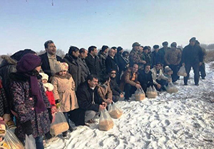 راه اندازی دو مرکز جمع‌آوری دانه برای پرندگان مهاجر در مهاباد