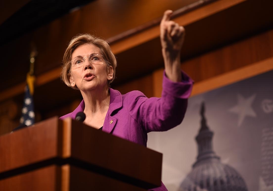 الیزابت وارن، نامزد&zwnj; دموکرات در انتخابات ریاست&zwnj;جمهوری آمریکا