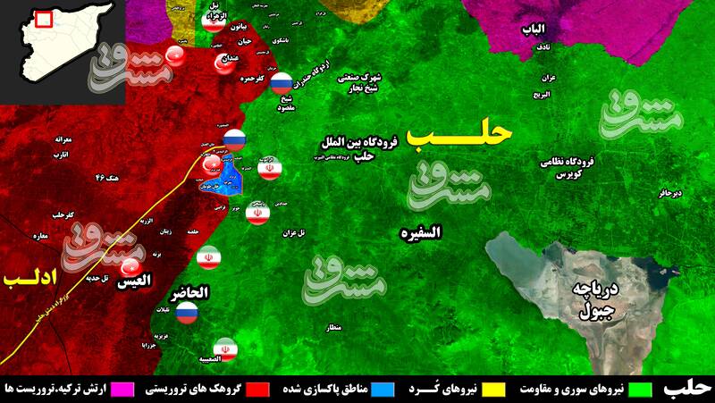 پاکسازی خرمشهر سوریه از اشغال تروریستها/ رزمندگان جبهه مقاومت انتقام مدافعان حرم در خان&zwnj;طومان را گرفتند + نقشه