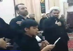 مراسم سوگواری شهادت حضرت فاطمه(س) در «خان‌آباد» + فیلم