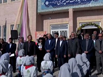 خیز حیر مدرسه ساز برای ساخت صدمین مدرسه در سال ۱۴۰۰ + فیلم