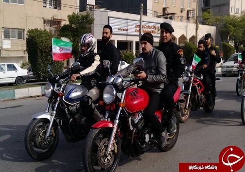 برگزاری رژه موتور سواران در اهواز