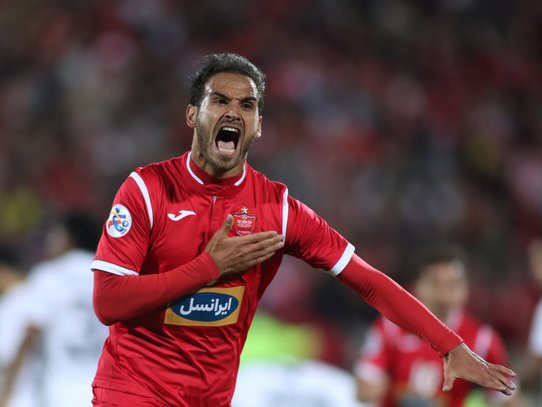 گل اول پرسپولیس به صنعت نفت آبادان + فیلم