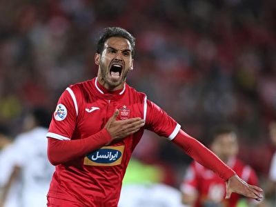 گل اول پرسپولیس به صنعت نفت آبادان + فیلم