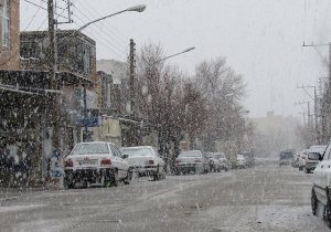 بارش شدید برف در خراسان شمالی