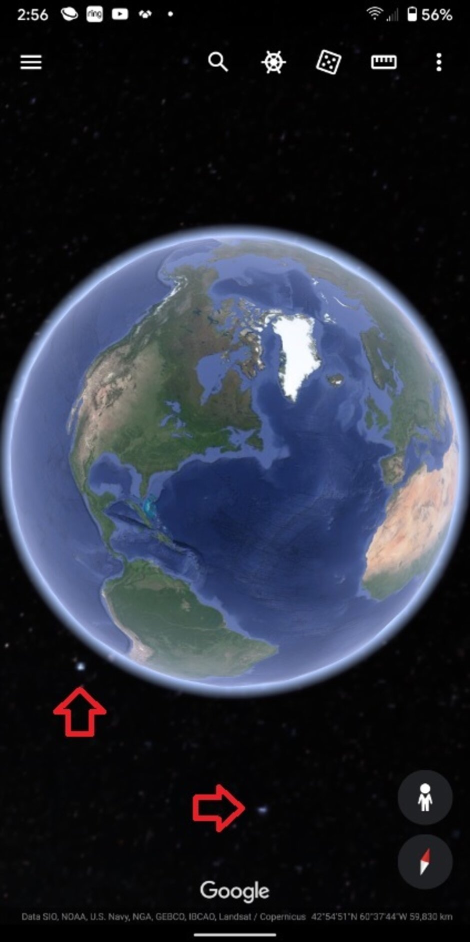 قابلیت جدید برای کاربران Google Earth برای تلفن&zwnj;های همراه