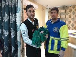 نوزاد عجول که در آمبولانس متولد شد