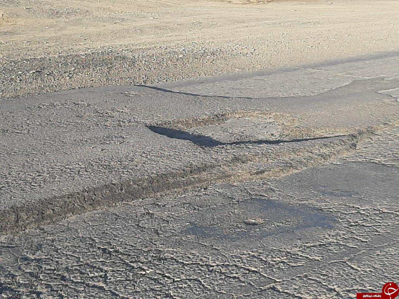 جاده ای با لکه های خطرناک