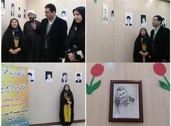 برپایی نمایشگاه نقاشی سیاه قلم در شفت