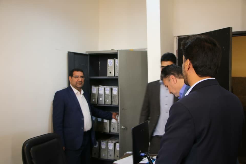 بازدید رئیس کل دادگستری استان از دادگستری شهرستان ریگان