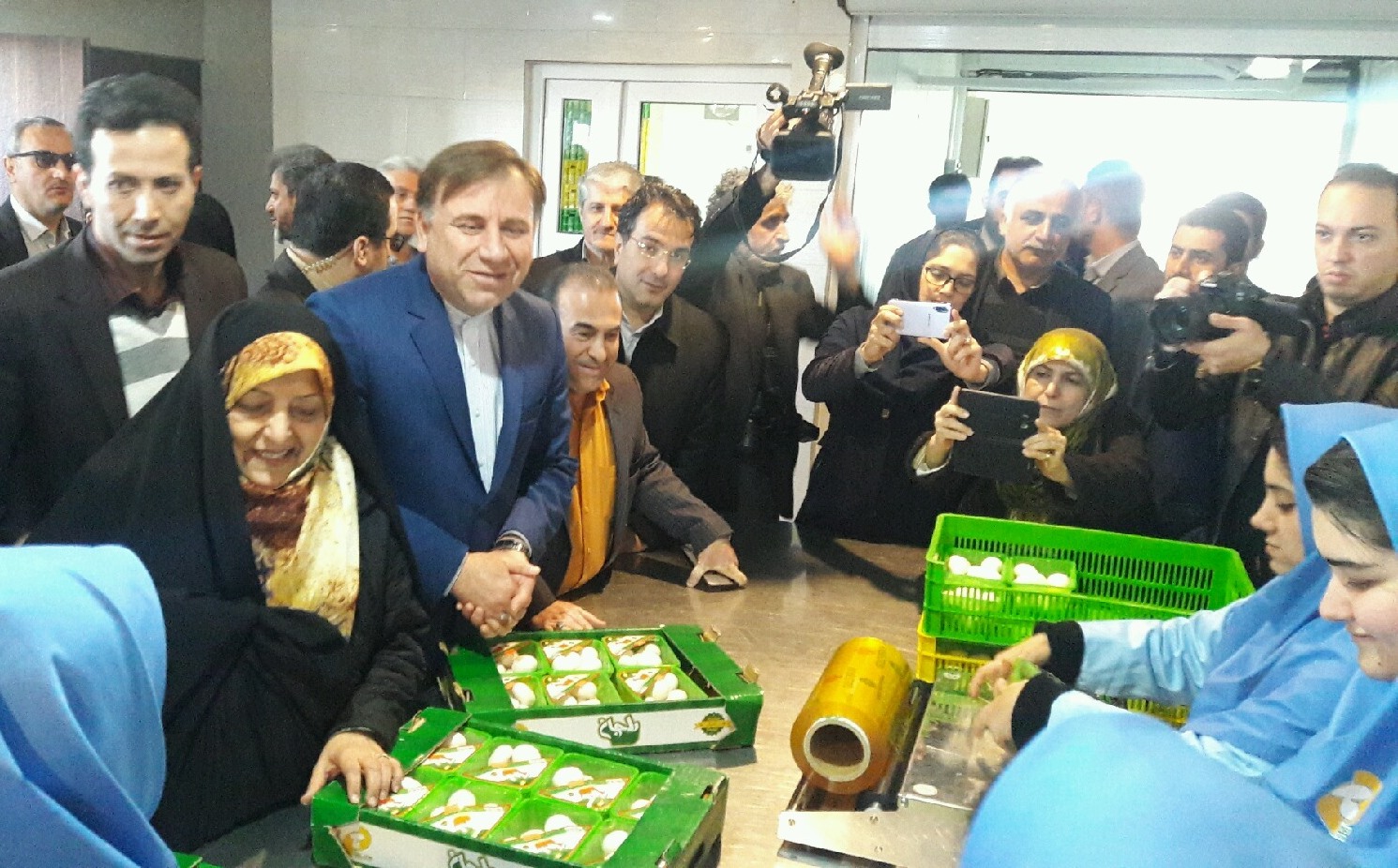 افتتاح بزرگترین و پیشرفته‌ترین مرکز تولید و بسته بندی قارچ با حضور معاون رئیس جمهور