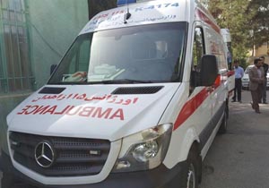 تحویل یک دستگاه آمبولانس در پایگاه اورژانس گتاب
