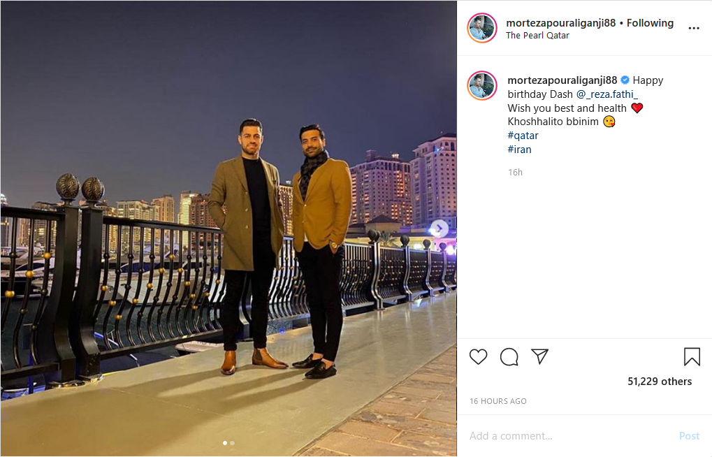 تبریک اینستاگرامی پورعلی گنجی به فتحی؛ تصاویری از تمرین استقلال تبریک اینستاگرامی پورعلی گنجی به فتحی؛ تصاویری از تمرین استقلال