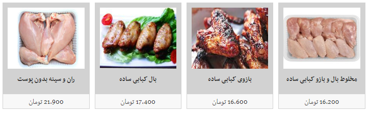 انواع گوشت مرغ بسته بندی در غرفه های تره بار چند قیمت است؟ انواع گوشت مرغ بسته بندی در غرفه های تره بار چند قیمت است؟