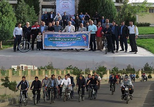 همایش دوچرخه سواری در دامغان