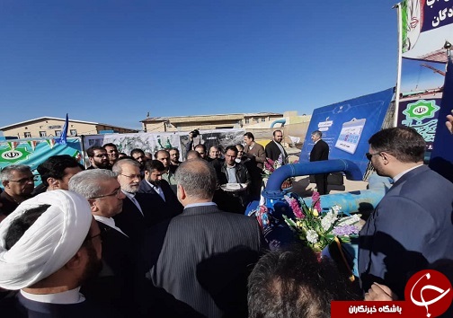افتتاح خط انتقال یکهزار و ۳۰۰ میلیمتری طرح آبرسانی غدیر در شادگان