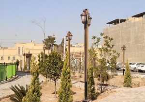 روشنایی و محوطه فضای سبز پارک نگین تامین شد