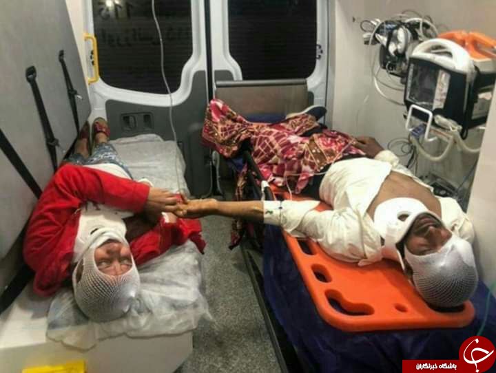 عشق مثال زدنی زوج سالخورده مبتلا به کرونا!//