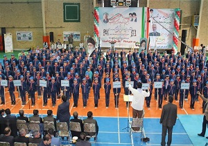 مانور تشکیلاتی یاوران انقلاب در اردبیل برگزار شد