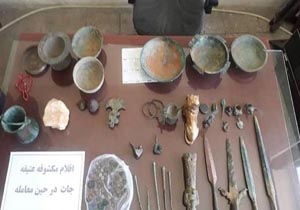 کشف اشیاء عتیقه چند هزار ساله در میاندورود