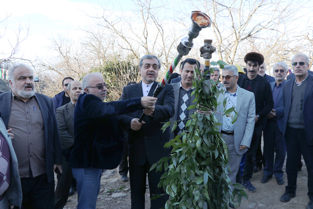 گازرسانی به روستای گلستان سرا در لاهیجان
