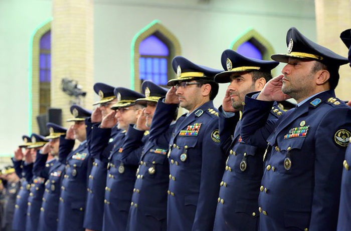 جمعی از فرماندهان و پرسنل نیروی هوایی در مدرسه علوی حضور پیدا کردند