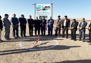 کشتارگاه صنعتی طیور در خوسف کلنگ زنی شد