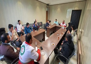 انسجام امدادگران جمعیت هلال احمر بافق