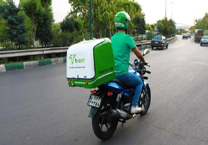 صدور حکم جریمه نقدی برای پیک موتوری متخلف